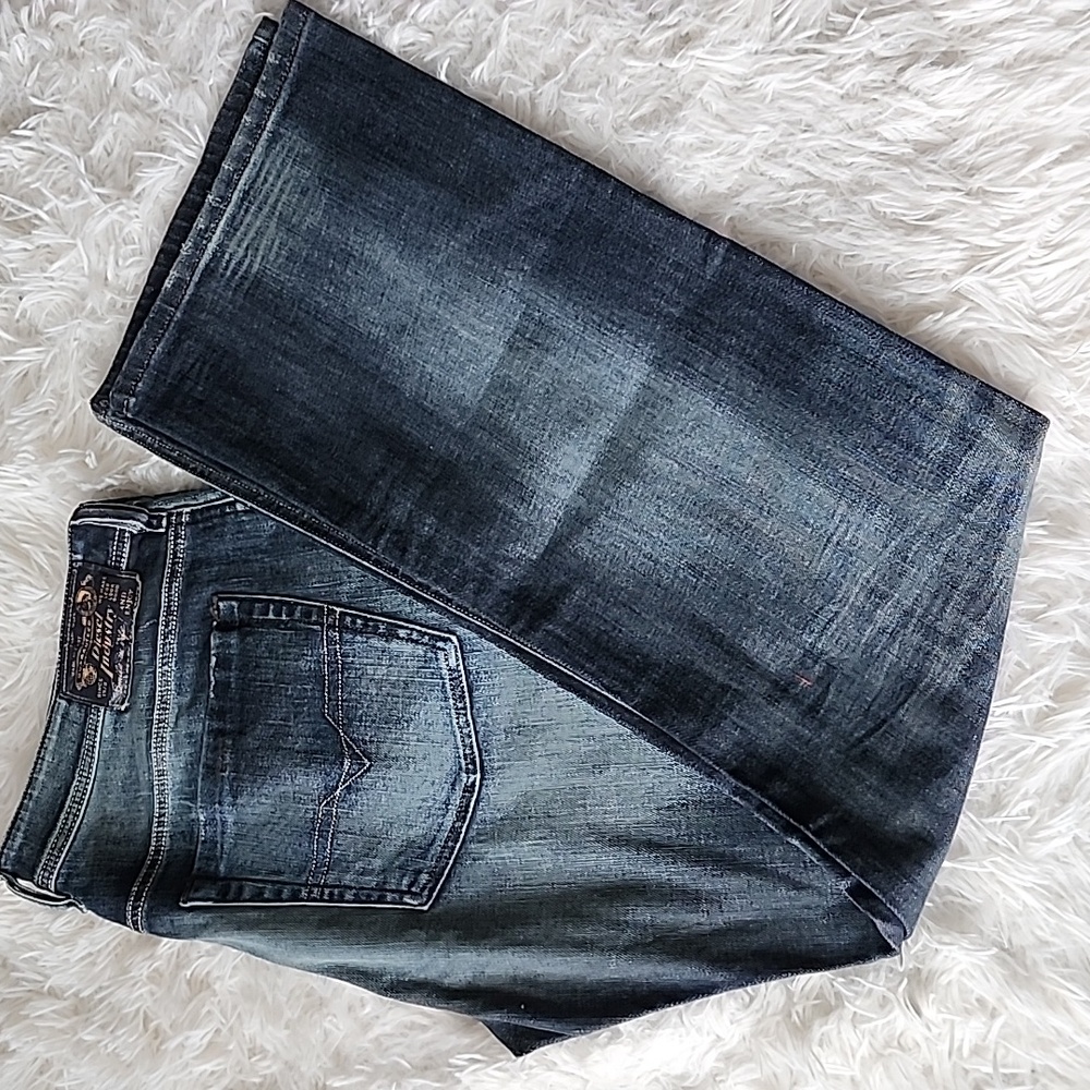 Diesel Zathan Dark Wash Men's Jeans Stretch Regular Bootcut Brand New